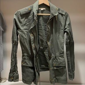 Olive green army jacket